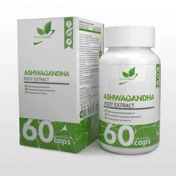 Ашвагандха Ashwagandha Naturalsupp, 500 мг, 60 капсул