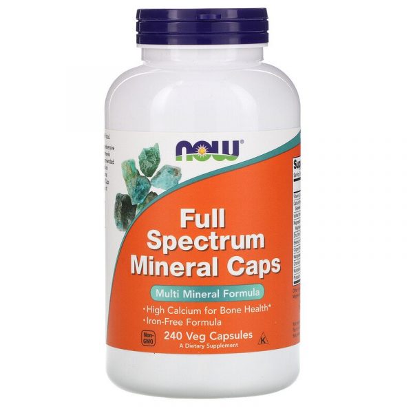 Мультиминералы (Full Spectrum Minerals Cap ) от NOW Foods, 120 вег. капсул