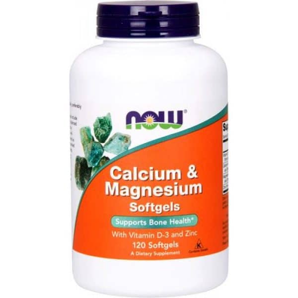 Кальций и Магний (Calcium & Magnesium) от NOW Foods, 120 капсул